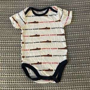🆕! Daddy's Lil Slugger Baby Bodysuit